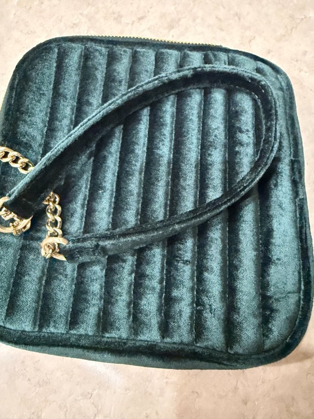 J Jill Luxe Velvet Quilted Purse - Picture 4 of 7